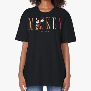 Disney Mickey Mouse Established 1928 Navy Tee Shirt Size 2XL